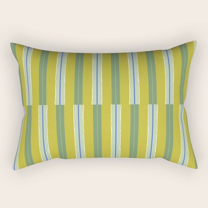 Electric Chartreuse Pistachio Sea Glass Rectangular Pillow Gallery Image 1