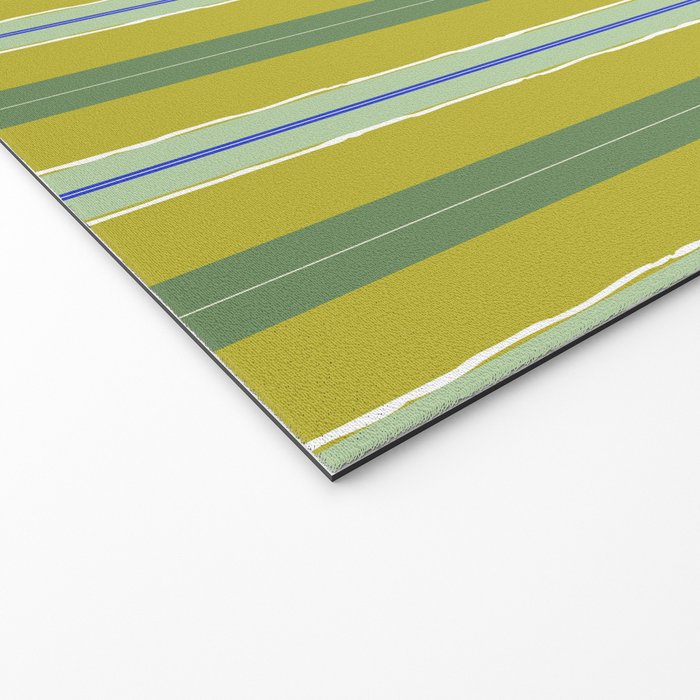 Electric Chartreuse Pistachio Sea Glass Welcome Mat Gallery Image 2