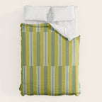 Electric Chartreuse Pistachio Sea Glass Duvet Cover Gallery Image 6