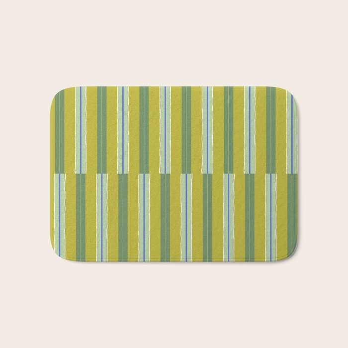 Electric Chartreuse Pistachio Sea Glass Bath Mat Gallery Image 1