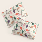 Whimsical Festive String Lights Seamless Pattern Pillow Sham Gallery Image 3