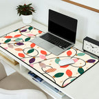 Whimsical Festive String Lights Seamless Pattern Desk Mat Gallery Image 2