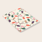 Whimsical Festive String Lights Seamless Pattern Notebook Gallery Image 2