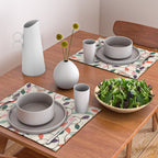 Whimsical Festive String Lights Seamless Pattern Placemat Gallery Image 2