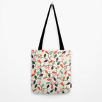 Whimsical Festive String Lights Seamless Pattern Tote Bag Gallery Image 2