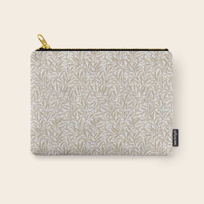 William Morris Pure Willow Bough Wheat Pattern Carry All Pouch Gallery Image 1