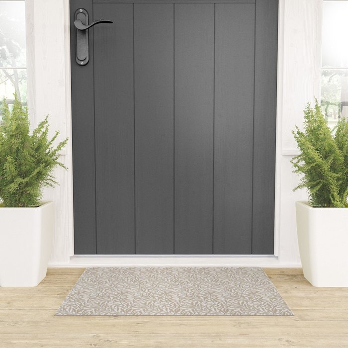 William Morris Pure Willow Bough Wheat Pattern Welcome Mat Gallery Image 3