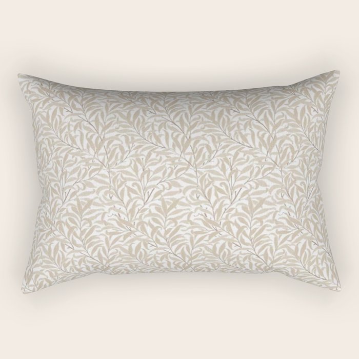 William Morris Pure Willow Bough Wheat Pattern Rectangular Pillow Gallery Image 1