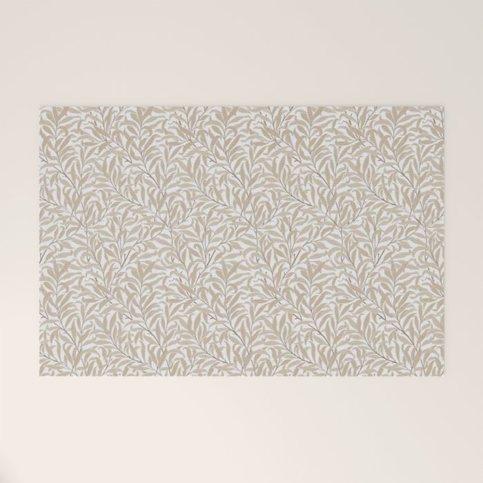 William Morris Pure Willow Bough Wheat Pattern Welcome Mat Gallery Image 1