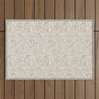 William Morris Pure Willow Bough Wheat Pattern Outdoor Rug Gallery Image 1