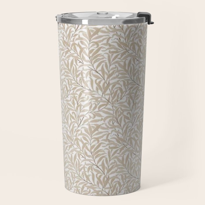 William Morris Pure Willow Bough Wheat Pattern Travel Mug Gallery Image 2