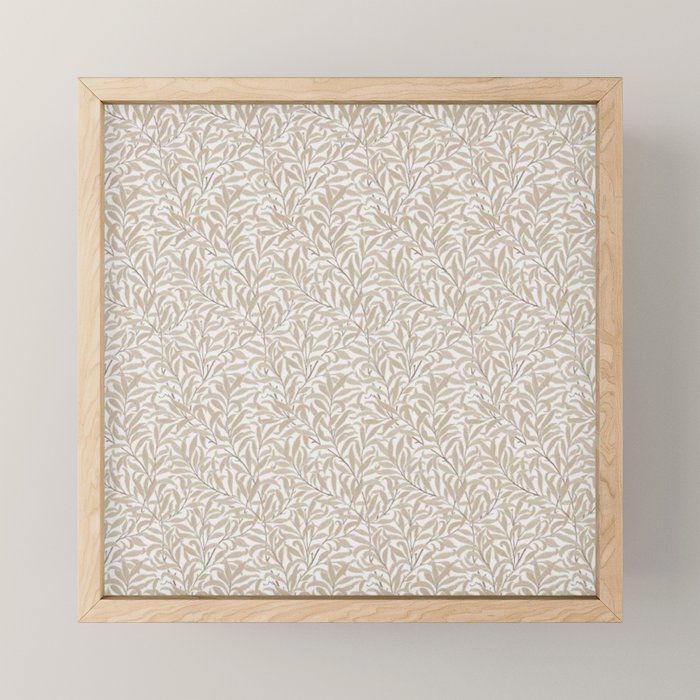 William Morris Pure Willow Bough Wheat Pattern Mini Art Print Gallery Image 1
