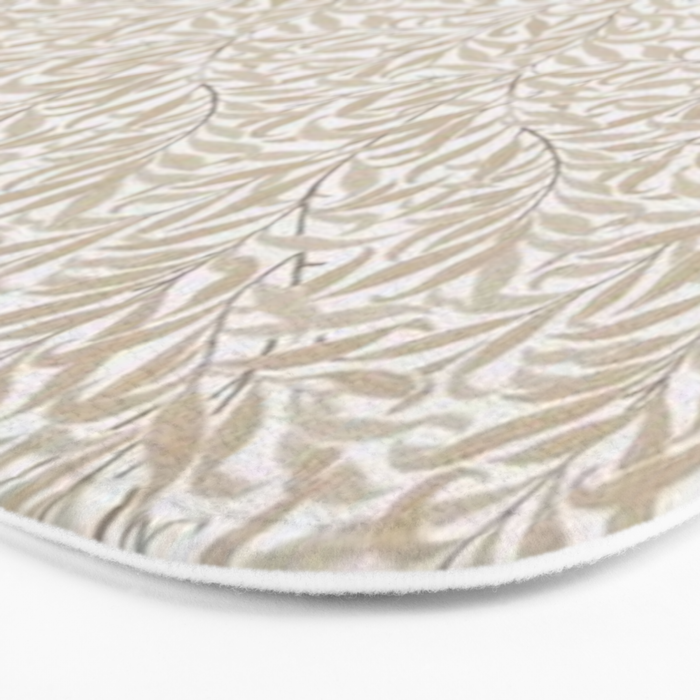William Morris Pure Willow Bough Wheat Pattern Bath Mat Gallery Image 3