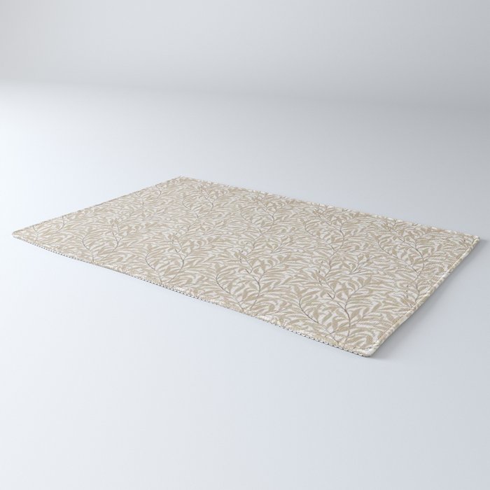 William Morris Pure Willow Bough Wheat Pattern Rug Gallery Image 3