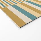 Mixed Stripes Pattern XVII Retro Nautical Welcome Mat Gallery Image 2