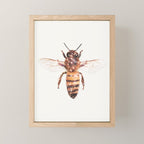 GLITTER BEE Mini Art Print Gallery Image 1