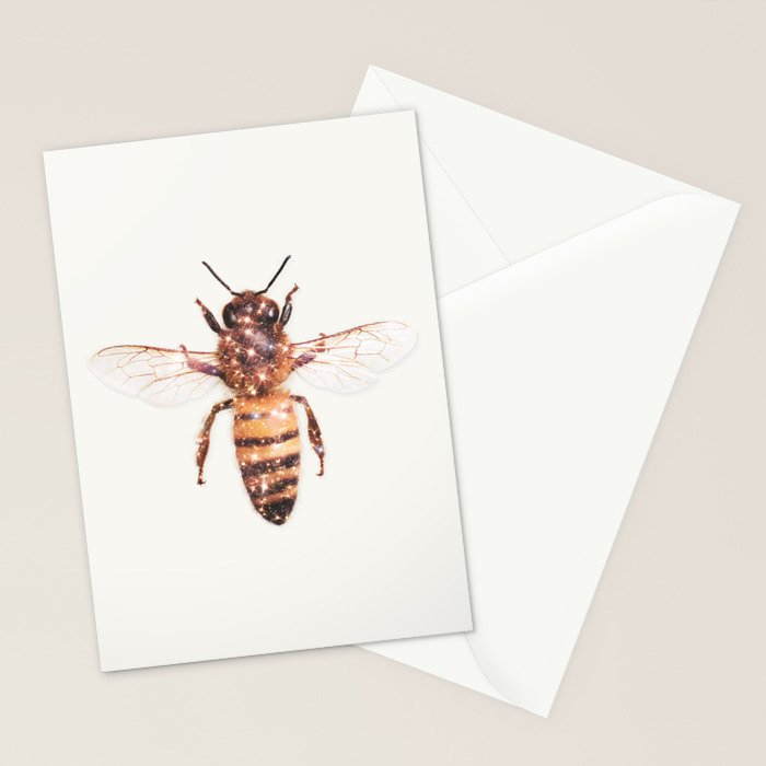 GLITTER BEE Stationery Card Gallery Image 2