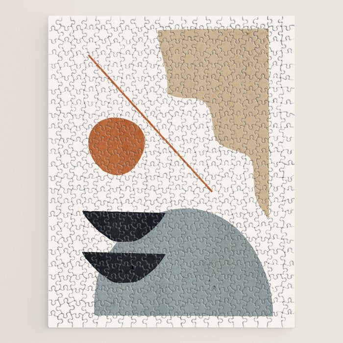 Abstract Minimal Shapes 29 Jigsaw Puzzle Gallery Image 1