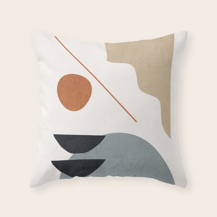 Abstract Minimal Shapes 29 Throw Pillow Gallery Image 6