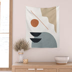 Abstract Minimal Shapes 29 Wall Tapestry Gallery Image 2