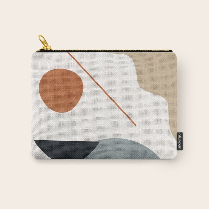 Abstract Minimal Shapes 29 Carry All Pouch Gallery Image 1