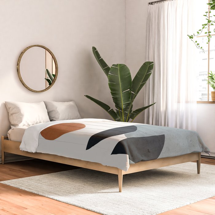 Abstract Minimal Shapes 29 Comforter Gallery Image 2