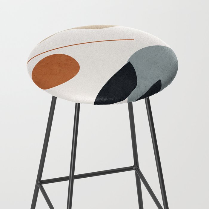 Abstract Minimal Shapes 29 Stool Gallery Image 2