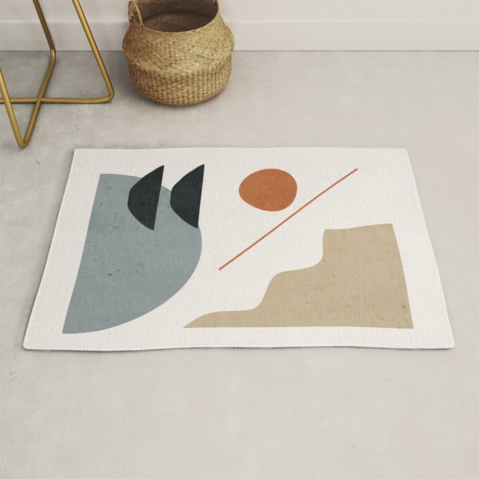 Abstract Minimal Shapes 29 Rug Gallery Image 1