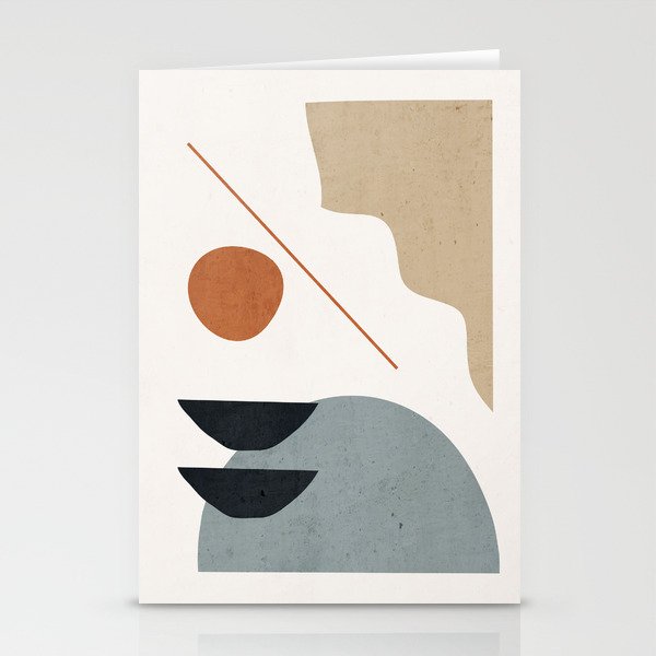 Abstract Minimal Shapes 29 Stationery Card Gallery Image 2