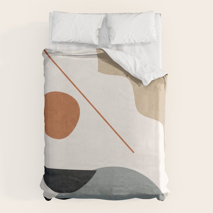 Abstract Minimal Shapes 29 Duvet Cover Gallery Image 6