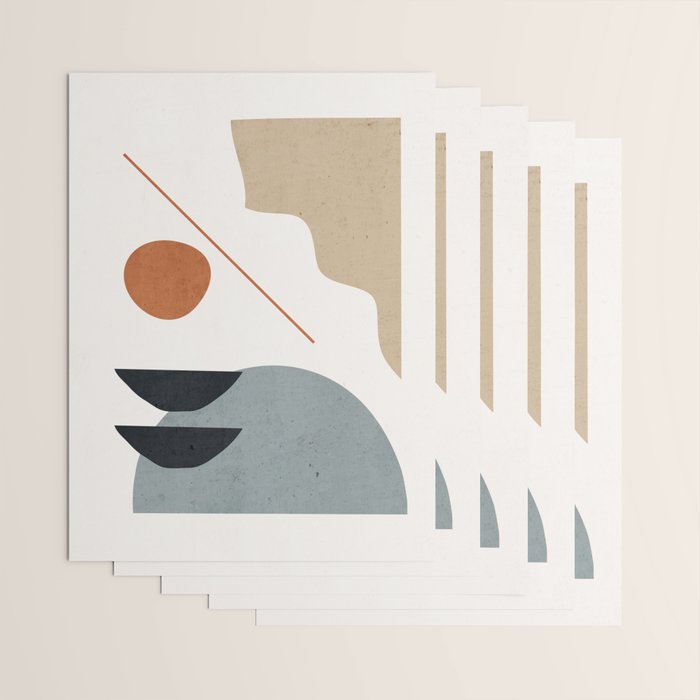 Abstract Minimal Shapes 29 Wrapping Paper Gallery Image 3