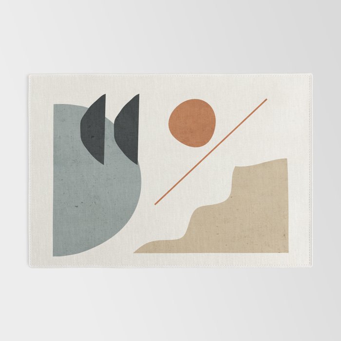 Abstract Minimal Shapes 29 Rug Gallery Image 2