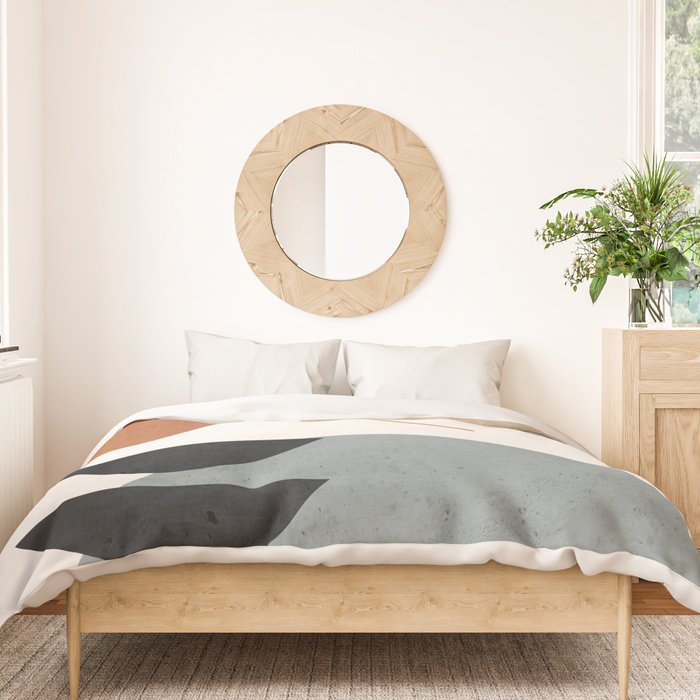 Abstract Minimal Shapes 29 Duvet Cover Gallery Image 3