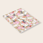 Bunnies & Blooms - Coral & Pink Notebook Gallery Image 2