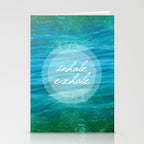 Inhale Exhale Stationery Card Gallery Image 2
