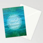 Inhale Exhale Stationery Card Gallery Image 2