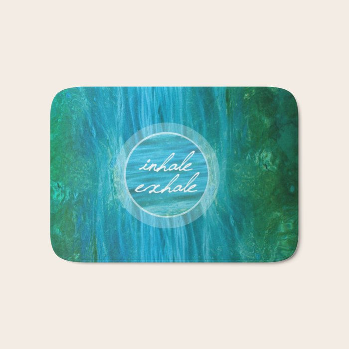Inhale Exhale Bath Mat Gallery Image 1