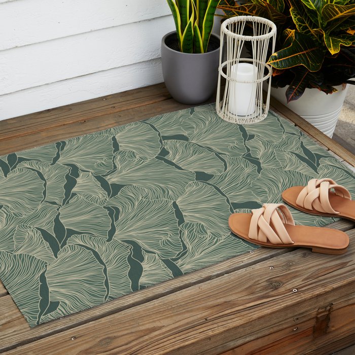 Forest Floor Mushroom Outdoor Rug Gallery Image 2