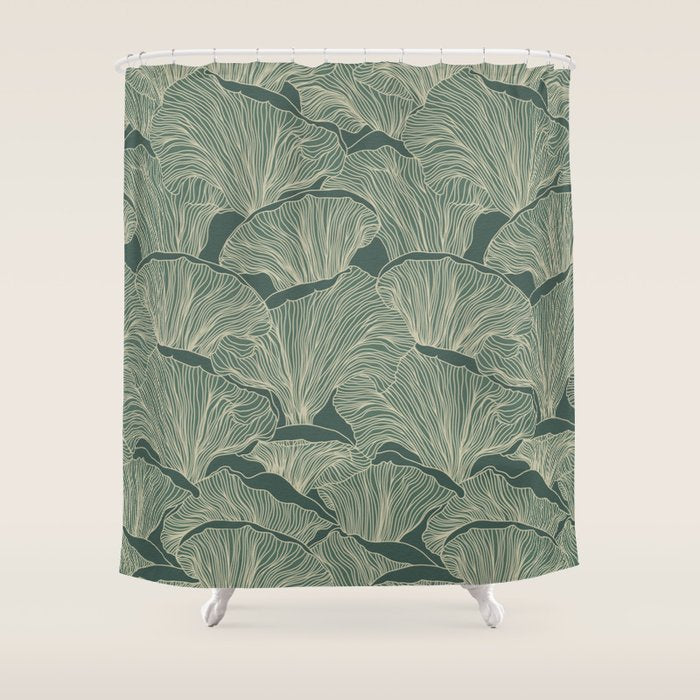 Forest Floor Mushroom Shower Curtain Gallery Image 1