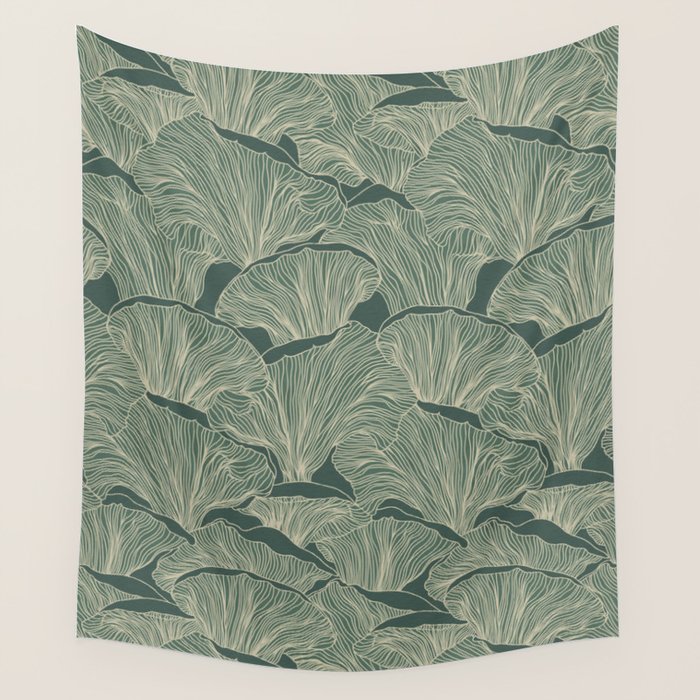Forest Floor Mushroom Wall Tapestry Gallery Image 1