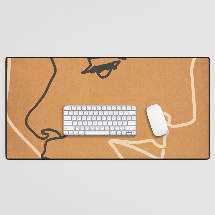 Abstract Face 15 Desk Mat Gallery Image 1