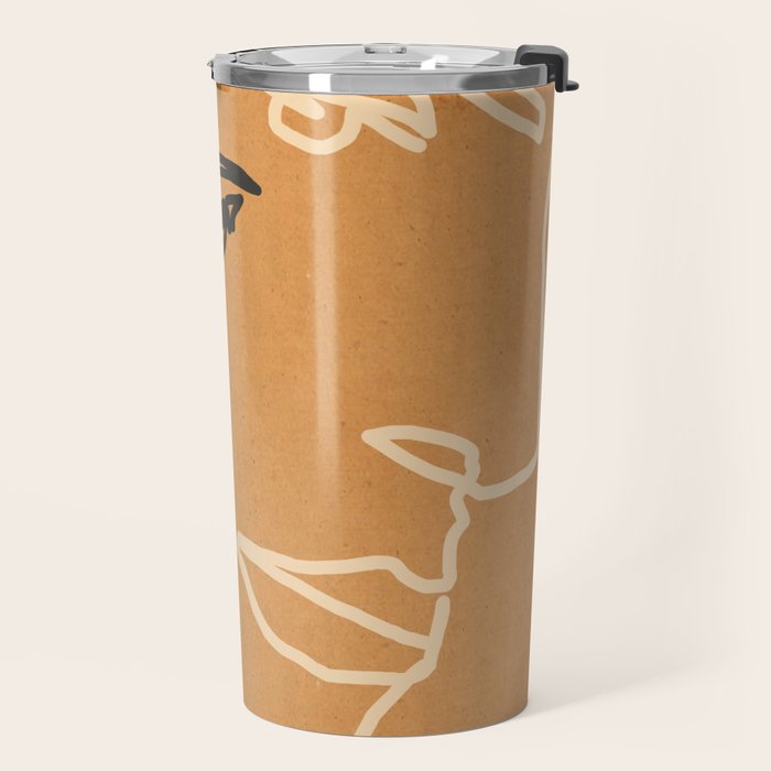 Abstract Face 15 Travel Mug Gallery Image 2