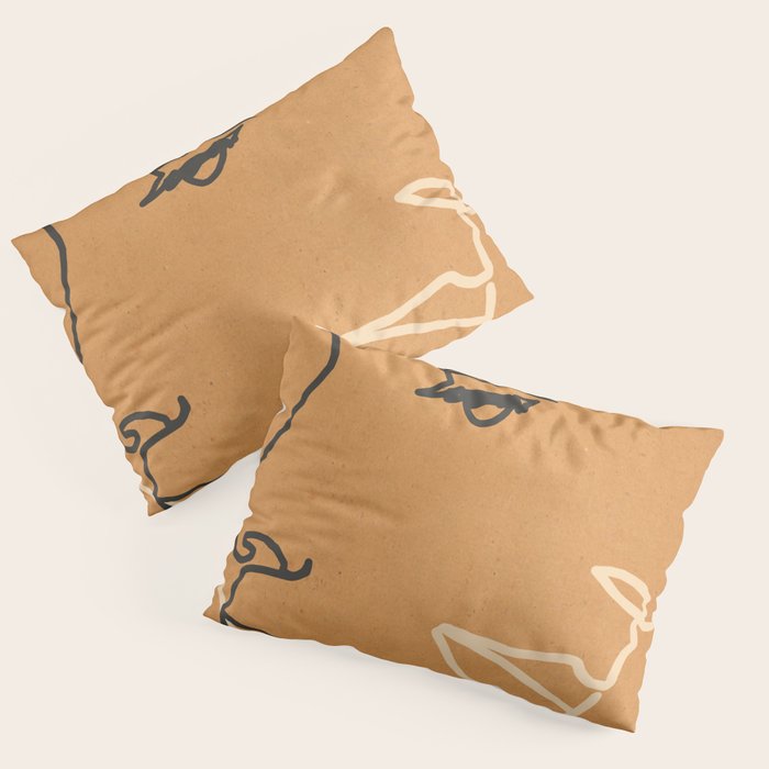 Abstract Face 15 Pillow Sham Gallery Image 3