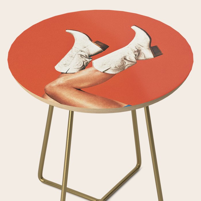These Boots - Burnt Orange Side Table Gallery Image 2