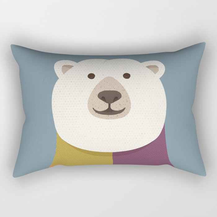 Polar Bear Rectangular Pillow Gallery Image 1