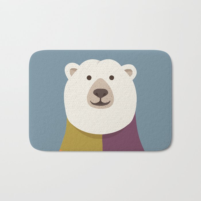 Polar Bear Bath Mat Gallery Image 1