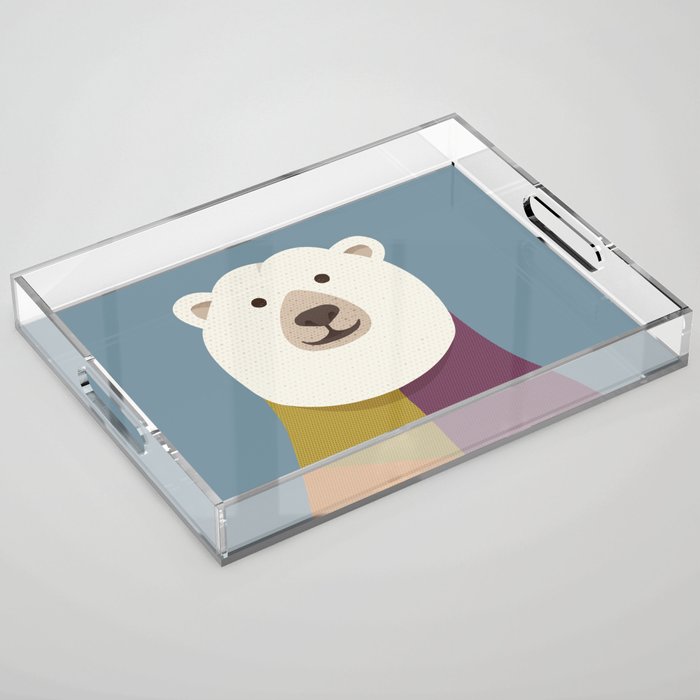 Polar Bear Acrylic Tray Gallery Image 1