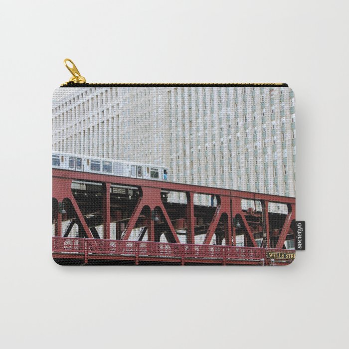 Chicago Train Carry All Pouch Gallery Image 1