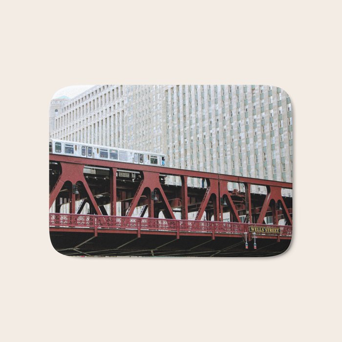 Chicago Train Bath Mat Gallery Image 1