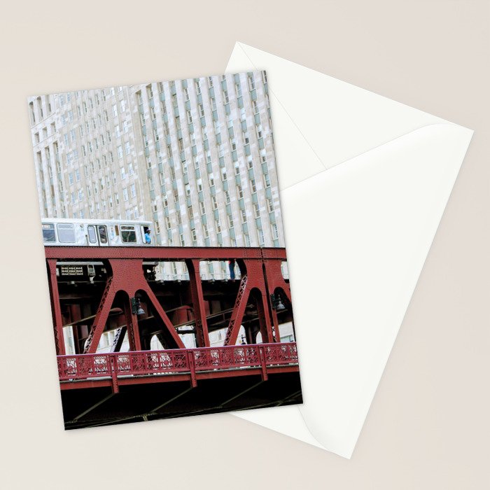 Chicago Train Stationery Card Gallery Image 2